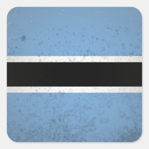 Botswana Square Sticker