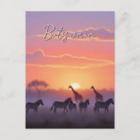 Botswana sunset travel