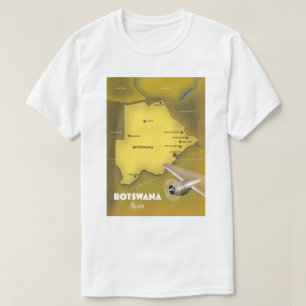 Botswana vintage style travel poster. T-Shirt