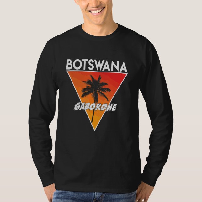 Botswana With Sunny Colours T-Shirt (Front)