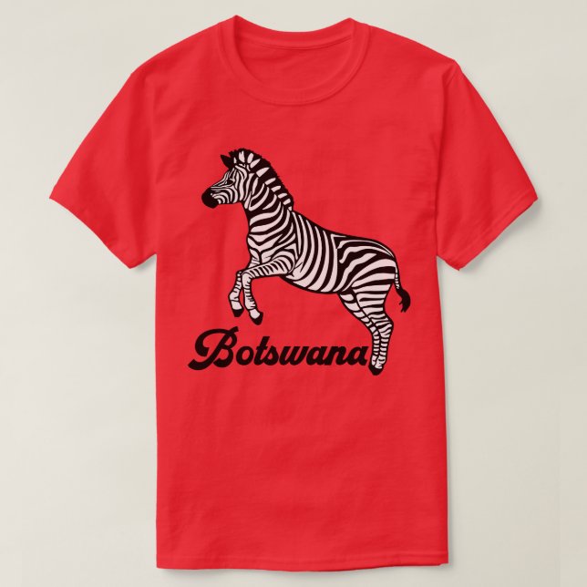 botswana zebra T-Shirt (Design Front)