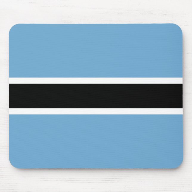Botswanan Flag (Botswana) Mouse Mat (Front)