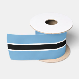Botswanan Flag (Botswana) Satin Ribbon
