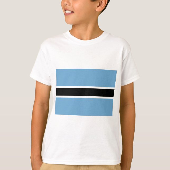Botswanan Flag (Botswana) T-Shirt (Front)