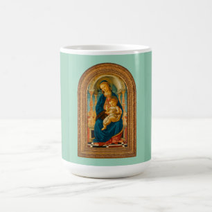 Botticelli (1445-1510) Madonna & Child Enthroned Coffee Mug