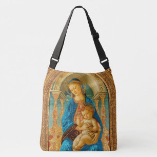 Botticelli (1445-1510) Madonna & Child Enthroned Crossbody Bag
