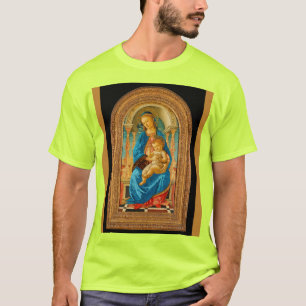Botticelli (1445-1510) Madonna & Child Enthroned  T-Shirt