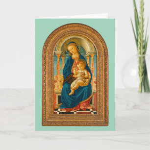 Botticelli (1445-1510) Madonna & Child Enthroned Thank You Card