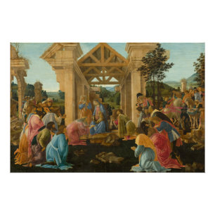 Botticelli Adoration of the Magi Poster