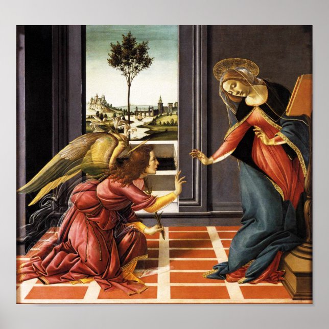 Botticelli Annunciation Poster (Front)