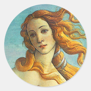 Botticelli Birth of Venus Classic Round Sticker
