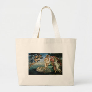 Botticelli Birth of Venus Large Tote Bag