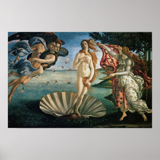 Botticelli Birth of Venus Poster (Front)