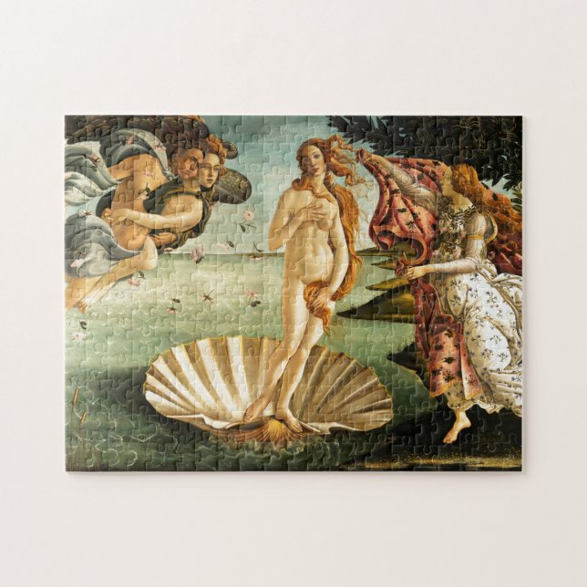 Botticelli Birth Of Venus Renaissance Art Painting Jigsaw Puzzle (Horizontal)