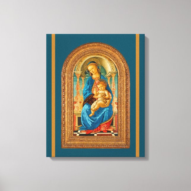 Botticelli Madonna and Child  Canvas Print (Front)