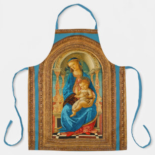 Botticelli Madonna and Child Enthroned Apron