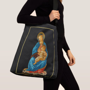 Botticelli Madonna and Child Enthroned Crossbody Bag