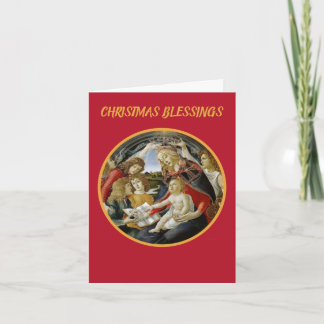 Botticelli Madonna and Jesus Magnificat Card