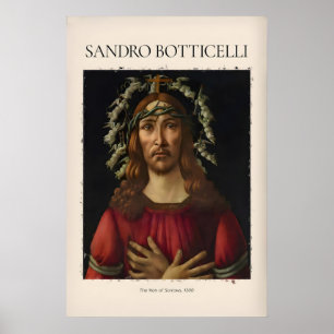 Botticelli Man of Sorrows Christ Art Print