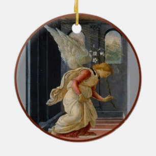 Botticelli Mary and Angel Ceramic Tree Decoration