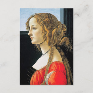 Botticelli Portrait of a Young Woman Invitations