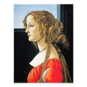 Botticelli Portrait of a Young Woman Photo Print