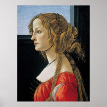 Botticelli Portrait of Simonetta Vespucci