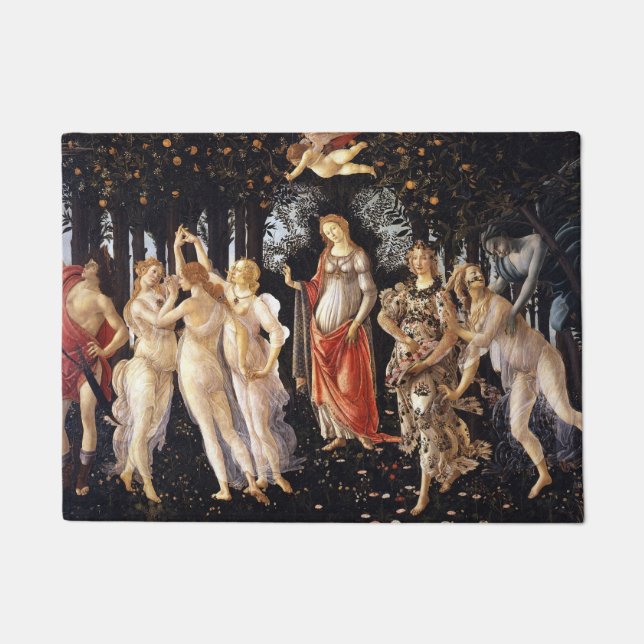 BOTTICELLI -Primavera 1482 Doormat (Front)