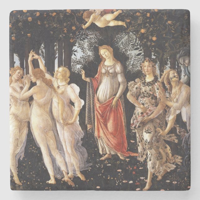 BOTTICELLI -Primavera 1482 Stone Coaster (Front)