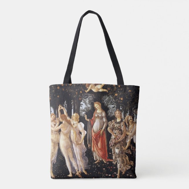 BOTTICELLI -Primavera 1482 Tote Bag (Back)