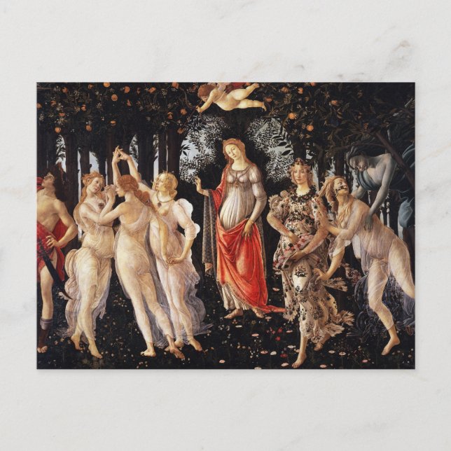 Botticelli Primavera Postcard (Front)