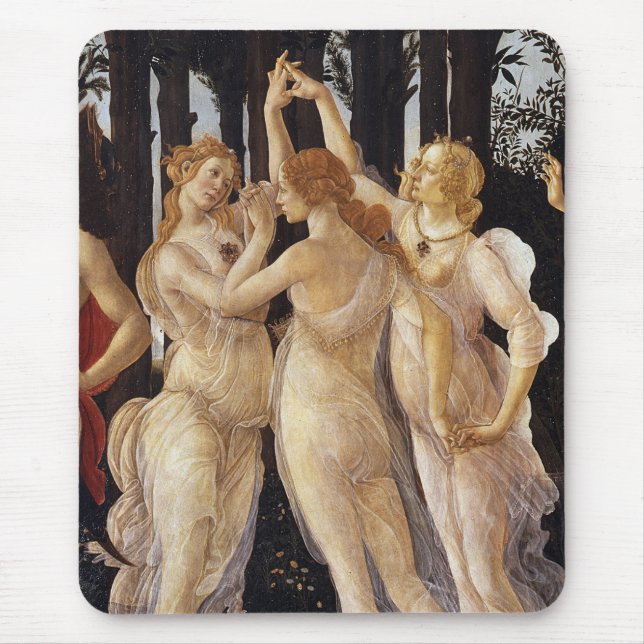 Botticelli , “primavera tri” mouse mat (Front)