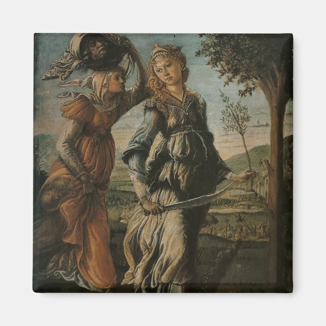 Botticelli Renaissance Painting Magnet (Front)
