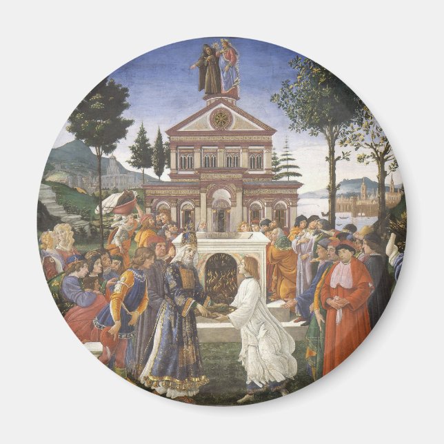 Botticelli Renaissance Painting Magnet (Front)