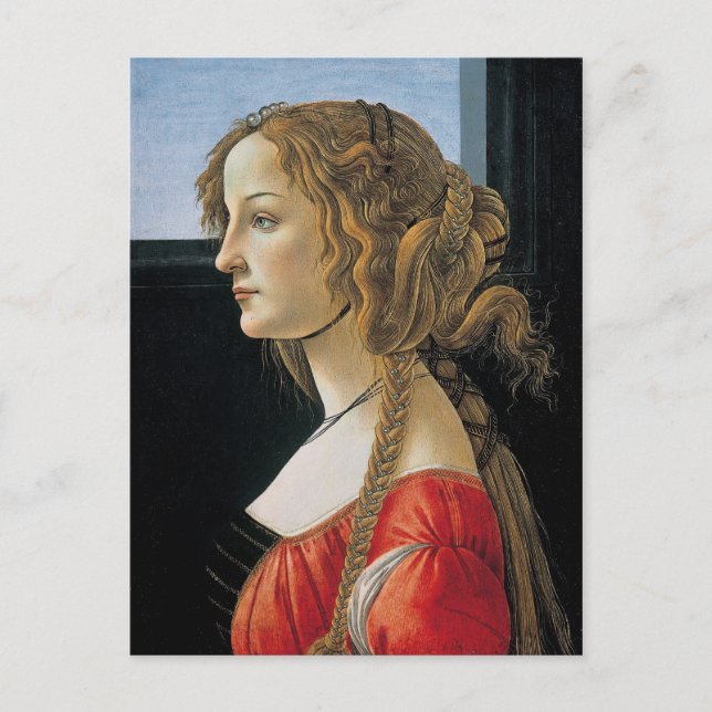Botticelli Renaissance Painting Postcard (Front)