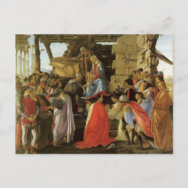 Botticelli Renaissance Painting Postcard (Front)