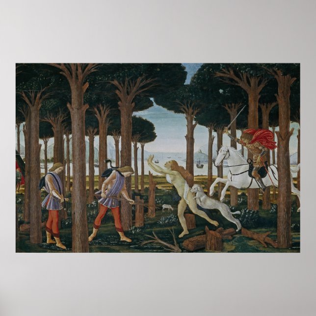 Botticelli Renaissance Painting Poster (Front)