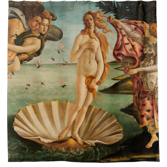 Botticelli’s Birth of Venus Shower Curtain (Front)