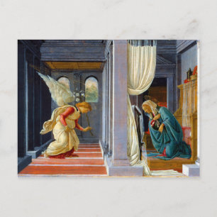 Botticelli The Annunciation Postcard