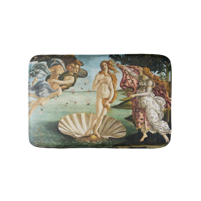 BOTTICELLI - The birth of Venus 1483 Bath Mat (Front)