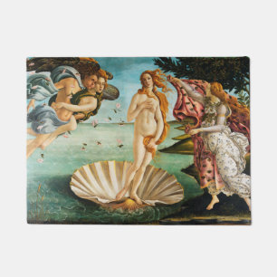 BOTTICELLI - The birth of Venus 1483 Doormat