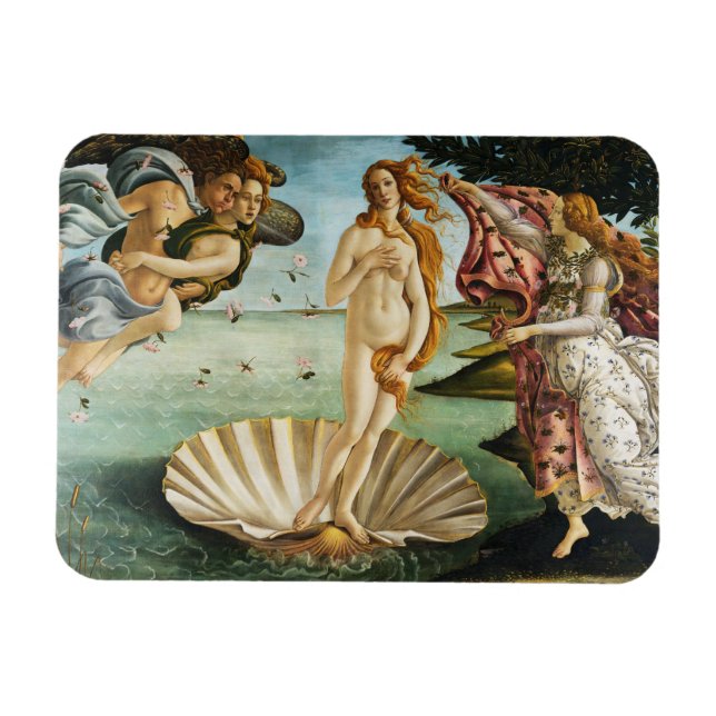 BOTTICELLI - The birth of Venus 1483 Magnet (Horizontal)