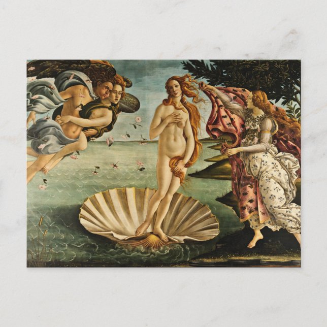Botticelli - The Birth Of Venus Postcard (Front)