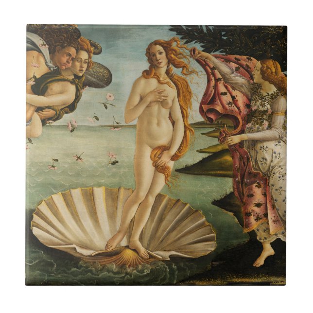 Botticelli The Birth of Venus Tile (Front)