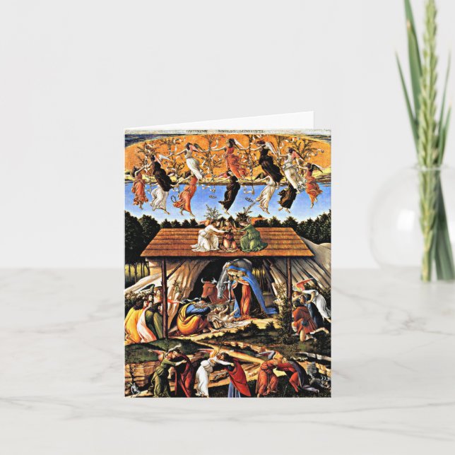 Botticelli - The Mystical Nativity Holiday Card (Front)