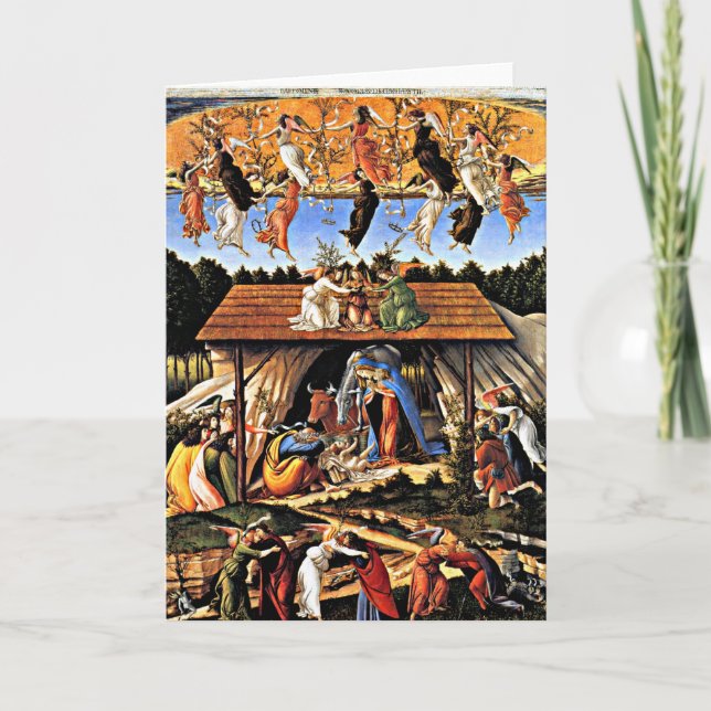 Botticelli - The Mystical Nativity  Holiday Card (Front)