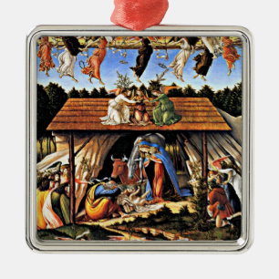 Botticelli - The Mystical Nativity Metal Tree Decoration