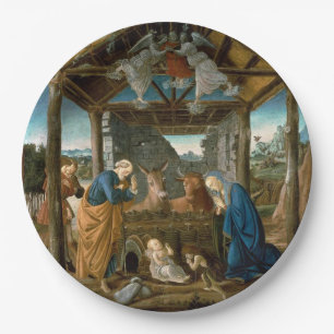 Botticelli - The Nativity Paper Plate