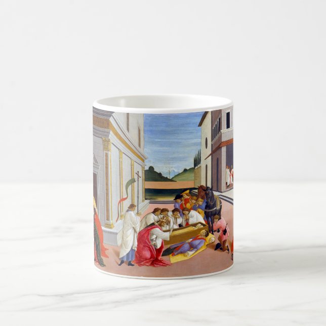 Botticelli Three Miracles of Saint Zenobius Coffee Mug (Center)