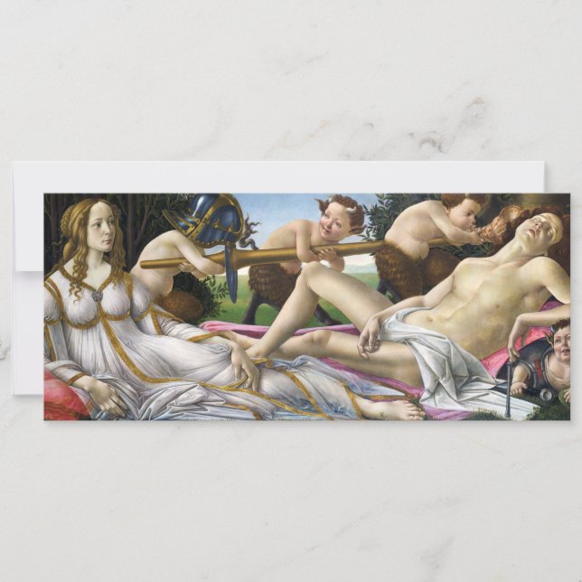 Botticelli Venus and Mars Invitations (Front)